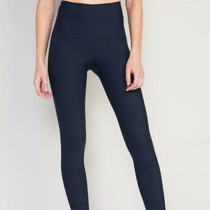 NWT Old Navy Extra High Waist Powersoft Leggings, Large, Color In The Navy